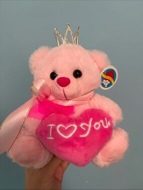 Small pink bear NWT